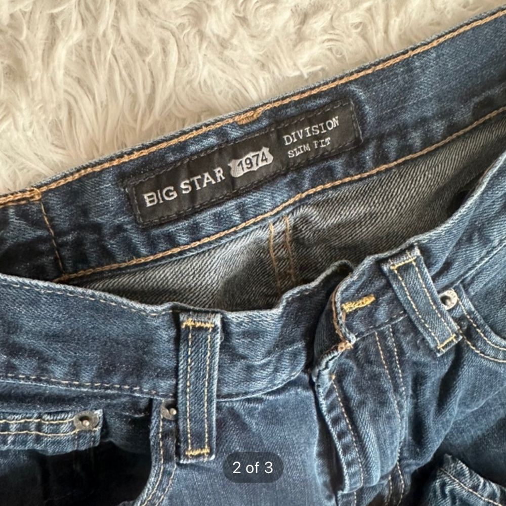 Big Star 1974 Division Slim Fit Men’s Jeans - Picture 2 of 3